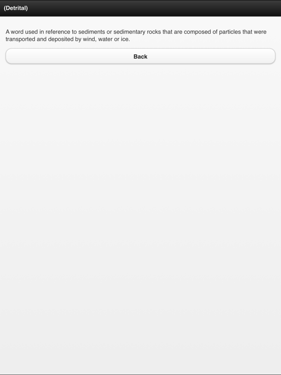 Geology Dictionary Offline iPad screenshot