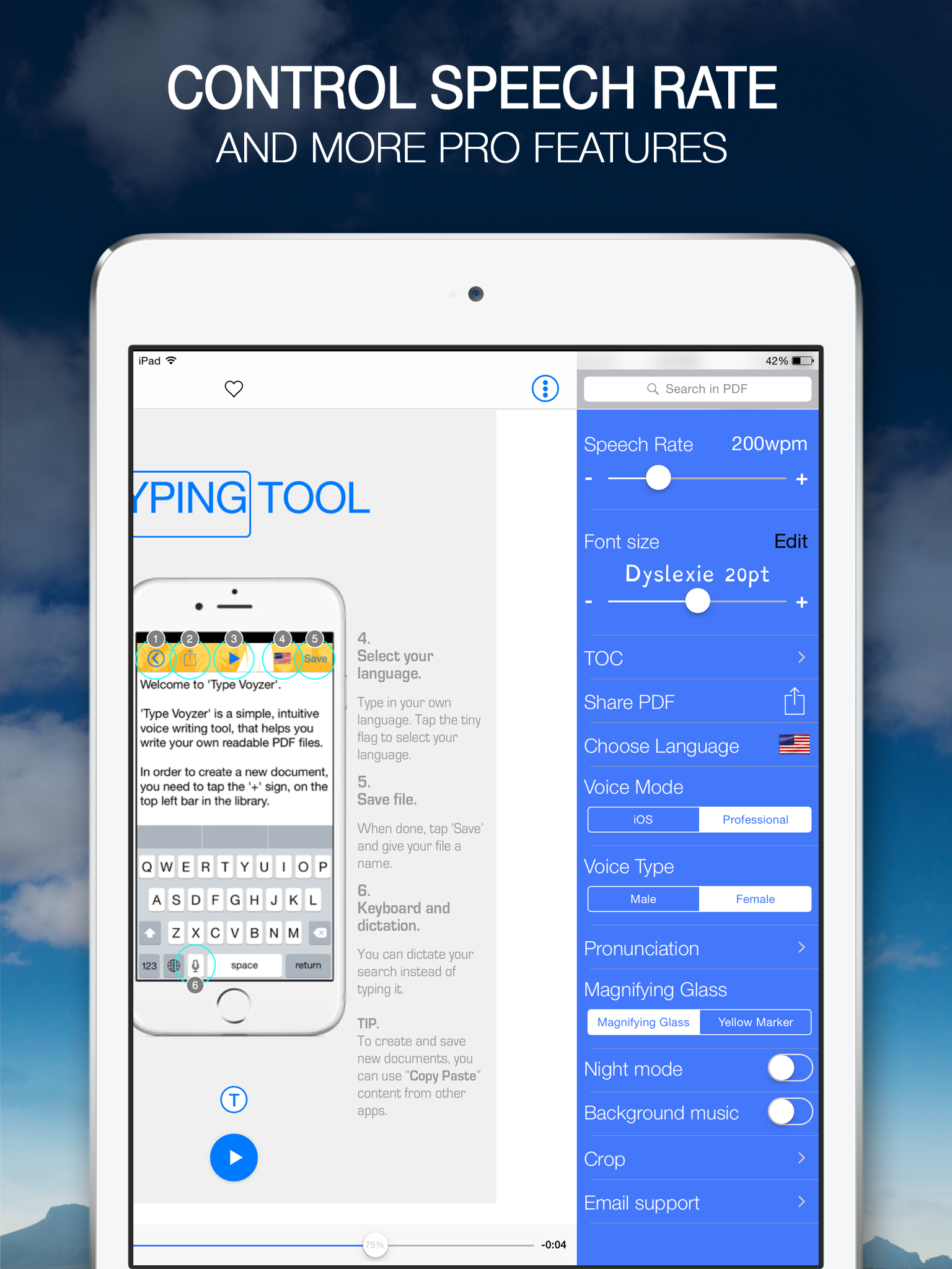 Voyzer Voice Reader