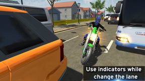 Bike racing Highway Traffic Wheeling 3D master screenshot