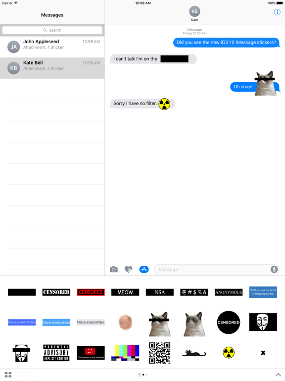 Screenshot #5 pour Censor++ Message stickers