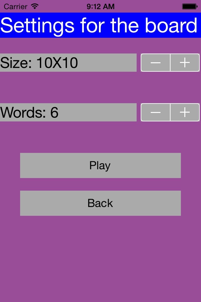 Accessible letter soup screenshot 3