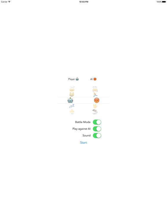 Emoji Tac Toe iPad screenshot 3 - Games app