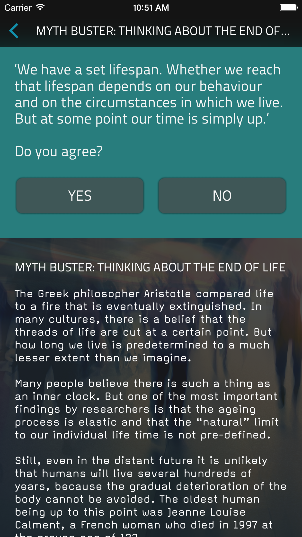 A Life Journey (for iPhone) screenshot 3