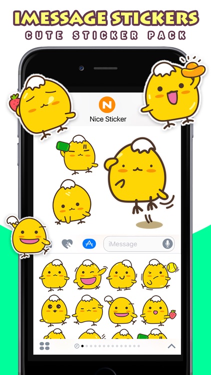 Kara Chicken - Cute Stickers by NICE Sticker