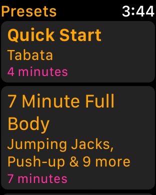 Apple Watch screenshot