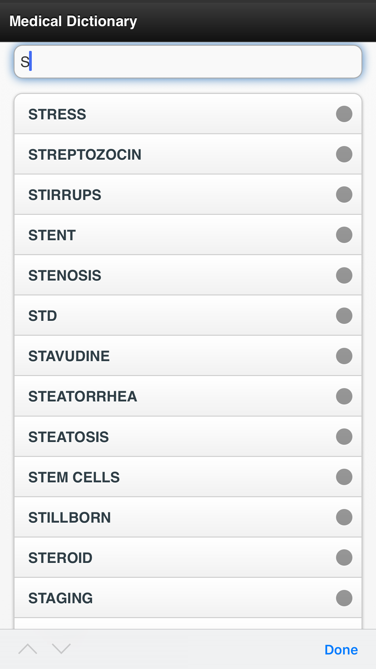 Medical Dictionary Offline screenshot 3