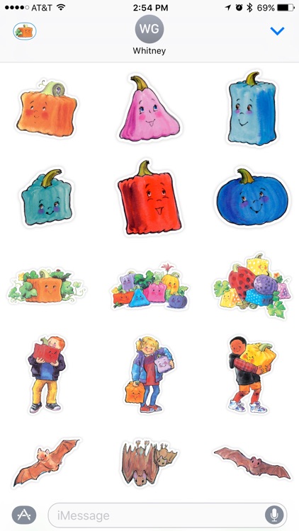 Halloween - Spookley The Square Pumpkin Stickers