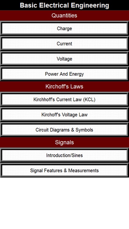 Electrical Engineering basics