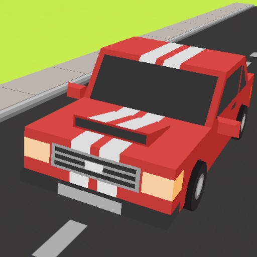 Pixel ZigZag Cars 3D Icon