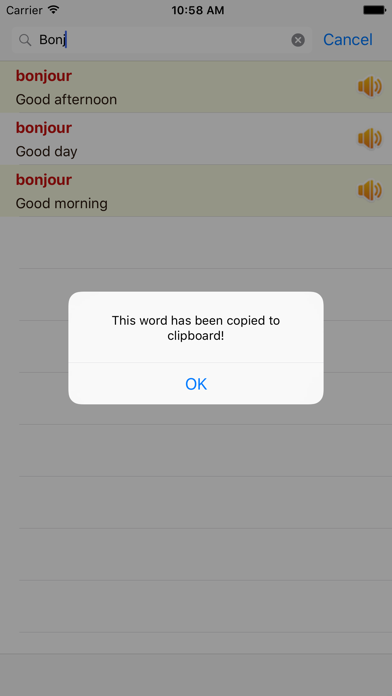 Screenshot #3 pour Francais Anglais Dictionnaire Gratuit Télécharger