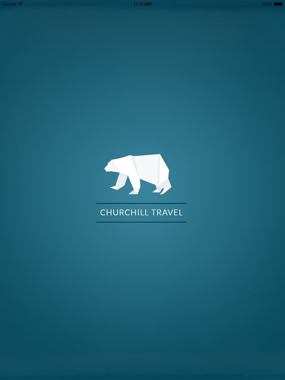 Churchill Travel iPad screenshot 1 - Travel app