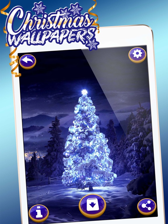 Christmas Wallpaper Collection Winter Background iPad screenshot