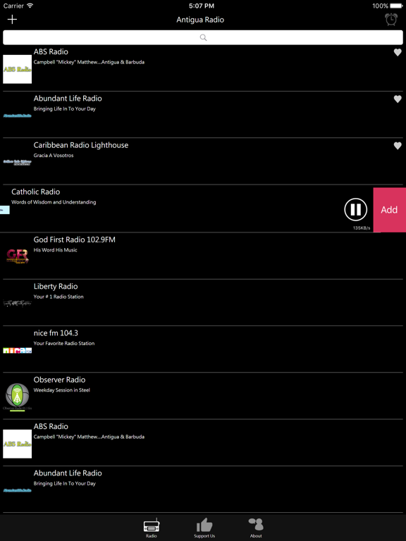 Antiguan Radio iPad screenshot 4 - Entertainment app