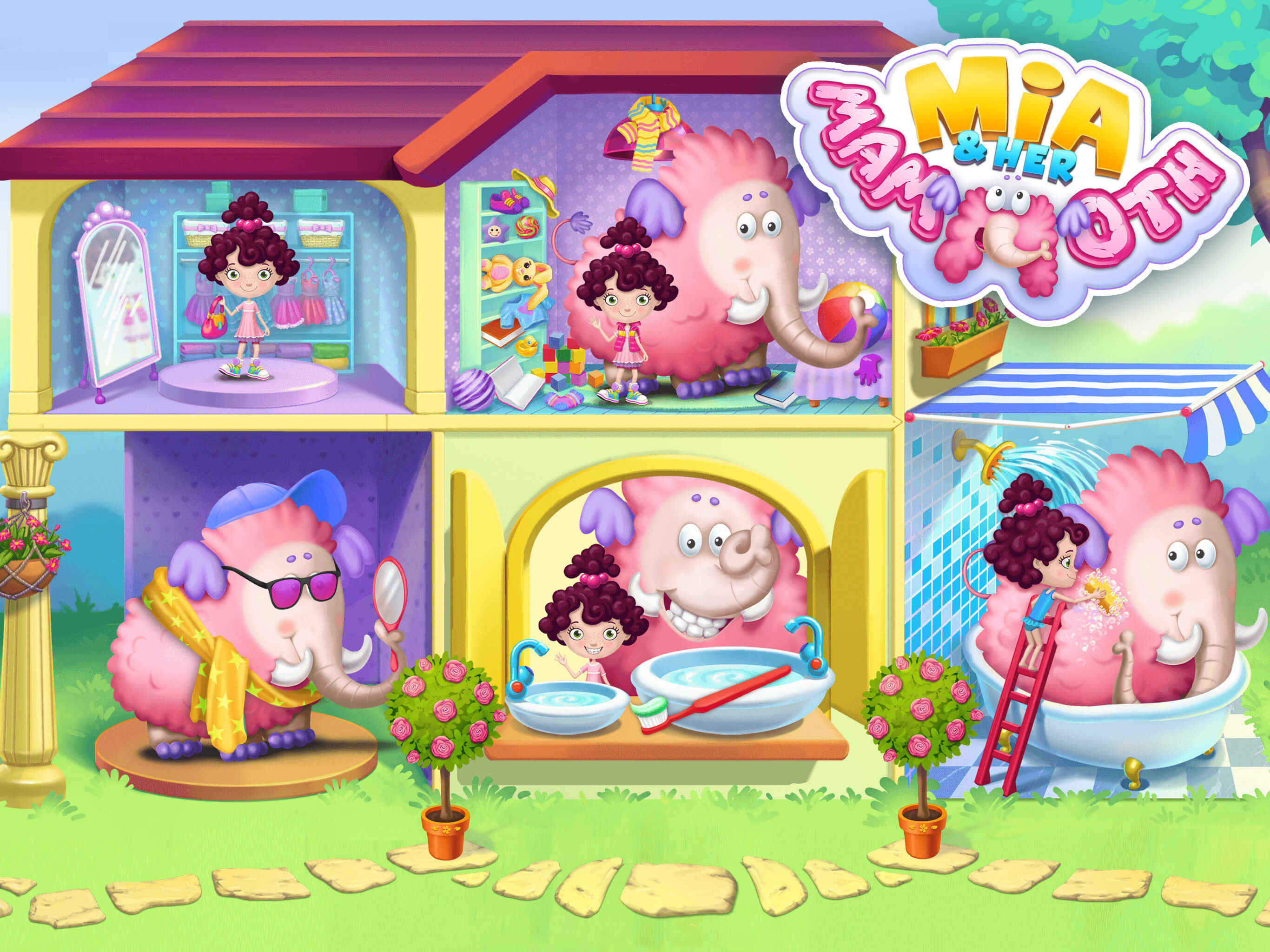 Mia and Her Mammoth – Secret Giant Pet Care