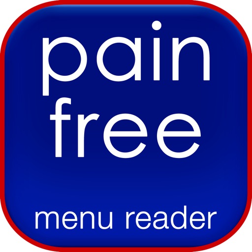 Pain Free Menu Reader icon