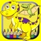 Toddler Dinosaur Coloring Book fun crayons for kid