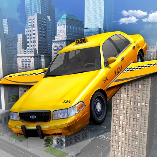 Flying Taxi Car Simulator 2016: Flight Duty Driver iOS App