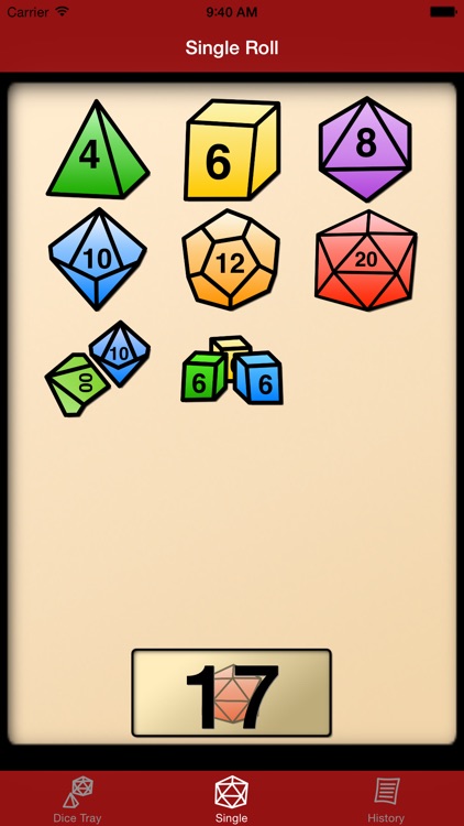 Dice Tray - RPG Dice Roller
