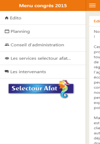 Congrès Selectour screenshot 2