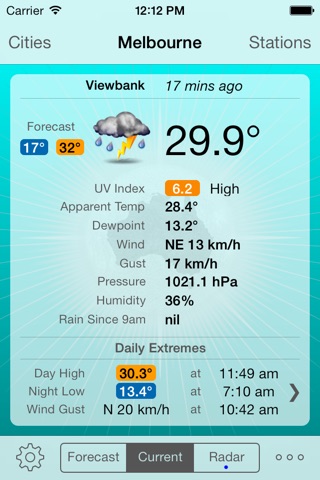 Oz Weather Plus screenshot 2