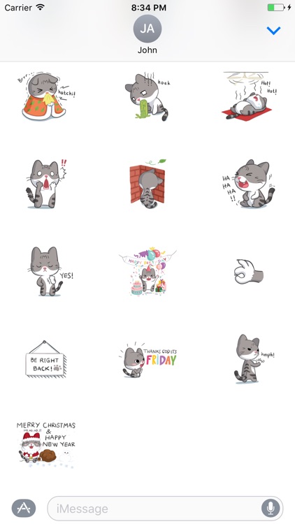 Funny Cat Sticker