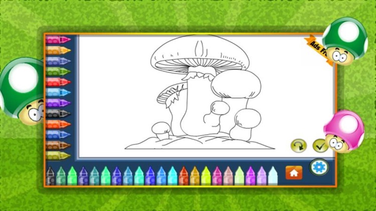 Coloring Book Mushroom screenshot-3