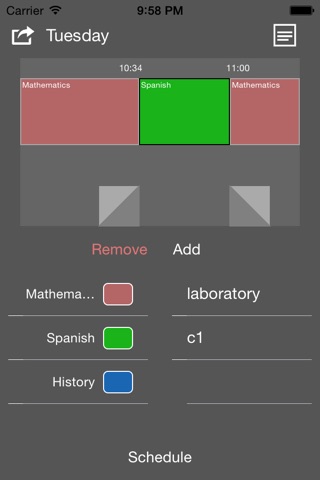 Flexible Class Schedule screenshot 2