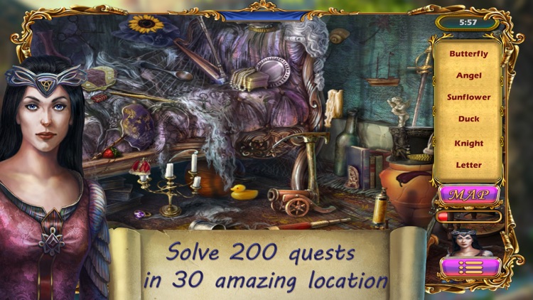 Hidden Object: Flower Princess - Anastasia Rose