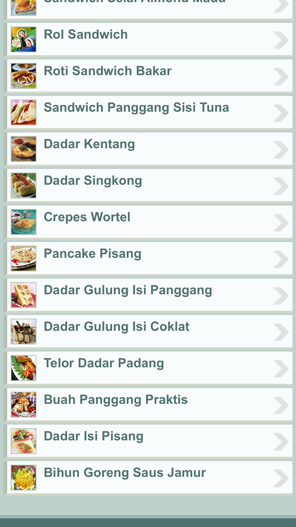 Resep Sarapan Pagi screenshot 2