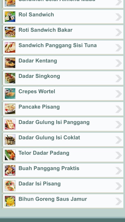 Resep Sarapan Pagi
