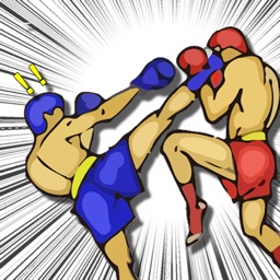 Fighting kickboxing!