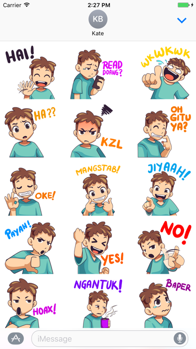 Masbro Stickers のスクリーンショット