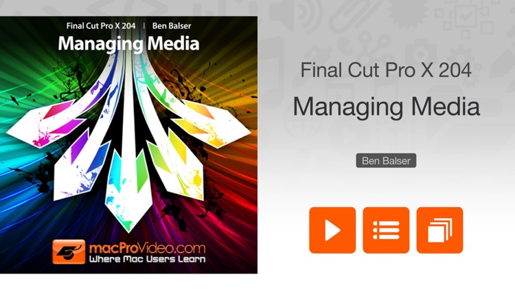 Course For Final Cut Pro X Managing Media