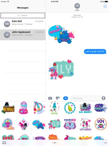 DreamWorks Trolls 2D Stickers screenshot 2