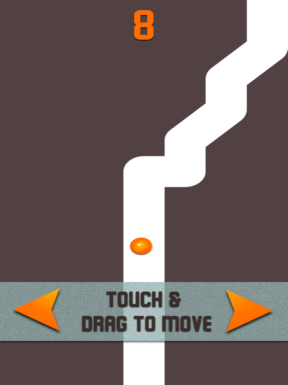 Screenshot #5 pour suivre le jeu de la ligne blanche