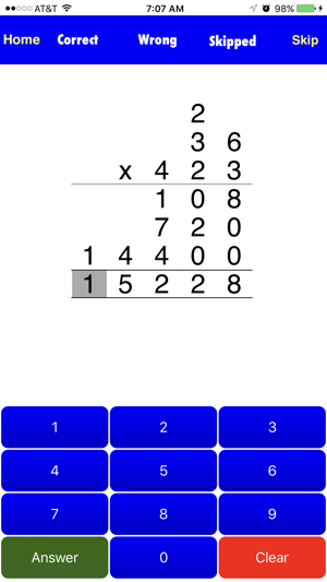 Long Multiplication Drills(圖1)-速報App