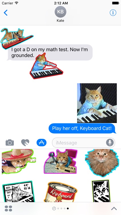 Keyboard Cat Stickers!