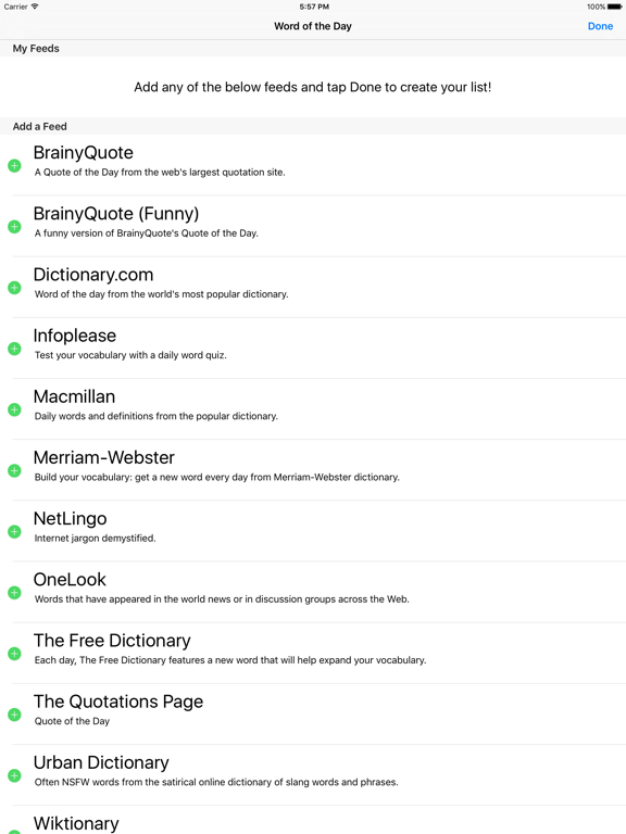 Word of the Day - Improve Your Vocabulary! iPad screenshot 4 - Education app