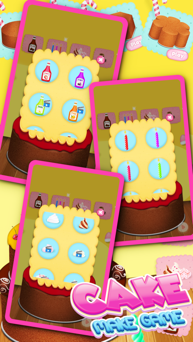 Screenshot #2 pour Cake Maker Anniversaire Jeu Gratuit