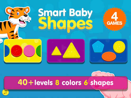 Smart Baby Shapes: Learning games for toddler kidsのおすすめ画像1