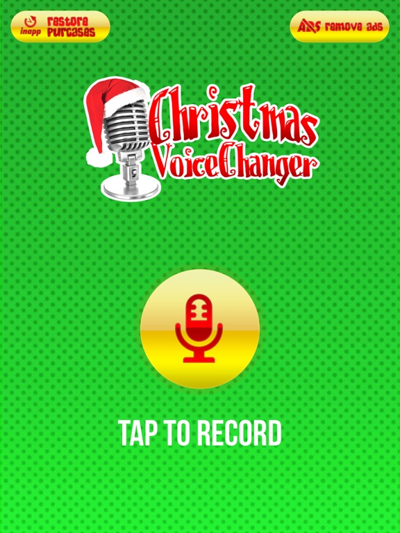 Christmas Voice Changer, Sound Recorder & Modifier iPad screenshot