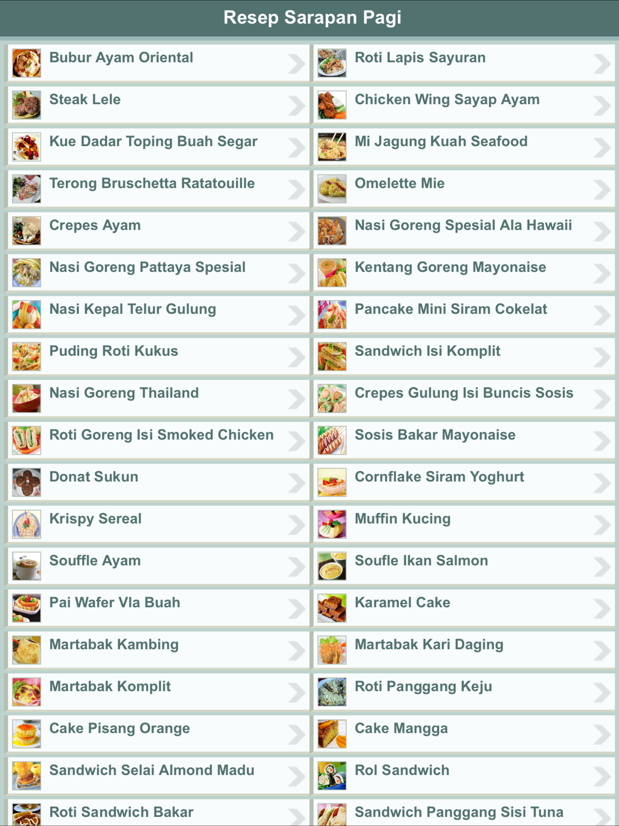 Resep Sarapan Pagi screenshot 6