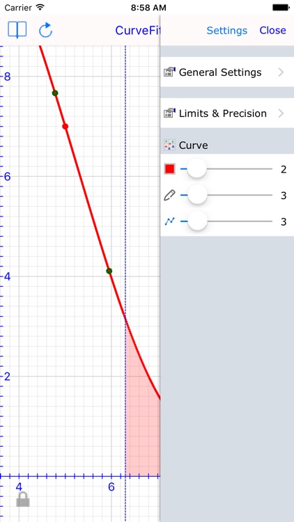 Curve Fit Graph Calculator screenshot-3