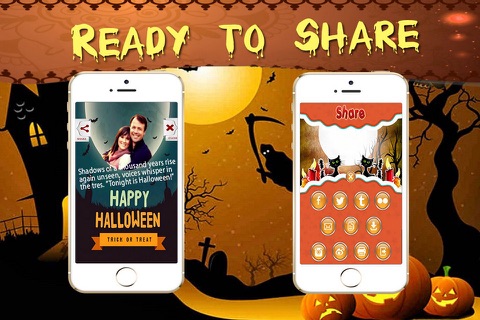 Halloween Greeting Card Maker screenshot 3