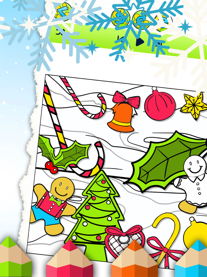 Christmas Colorfly – Free Color.ing Book for Kids