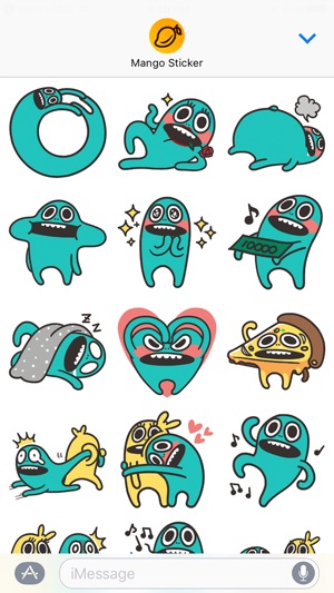 Silly Days with Wooeng - Mango Sticker(圖2)-速報App