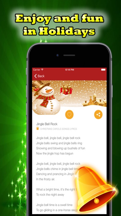 クリスマスソングホリデー歌詞プレイリストキャロル Japan Holiday iphone Appのおすすめ画像3