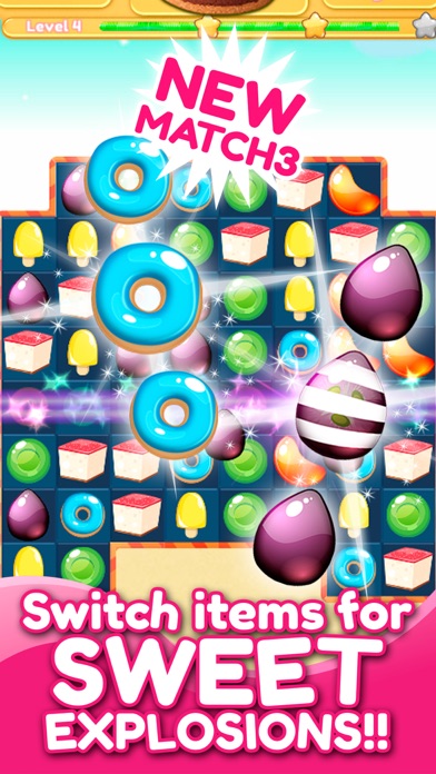 Sweet and Delicious World - Blast Juicy Candies iPhone screenshot 5 - Games app