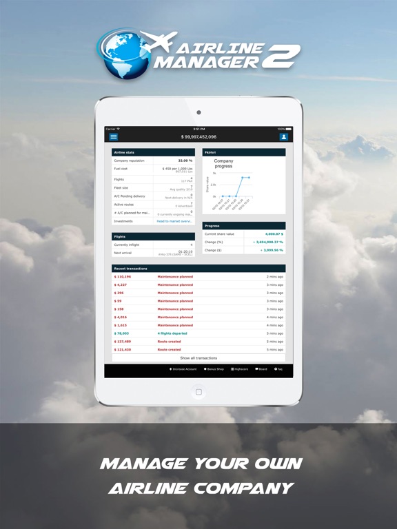 Screenshot #4 pour Airline Manager 2