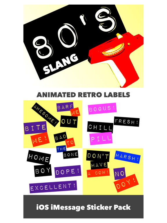 Screenshot #6 pour 80's Slang: Retro Labeler